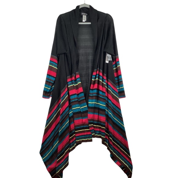 Jones of NewYork NWT  Open Asymmetrical Cardigan Sweater Size 0X/ 1X - Picture 1 of 11